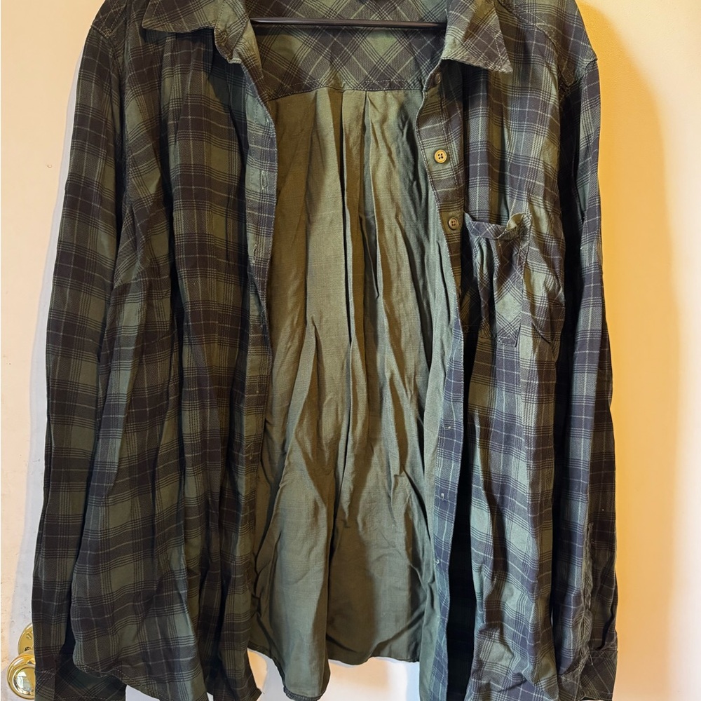 Torrid Green Lightweight Shirt Jacket